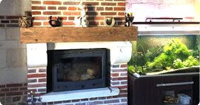 Cheminée intérieur