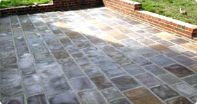 Terrasse en pierres
