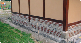 Sous bassement après rénovation